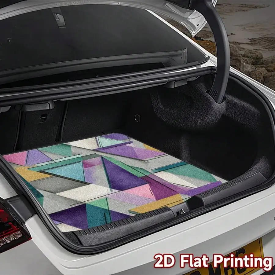 2D Flat Print Trunk Mat Abstract Geometric Design Car Boot Liner For Everyday Use
2D Flat Print Trunk Mat Abstract Geometric Design Car Boot Liner For Everyday Use