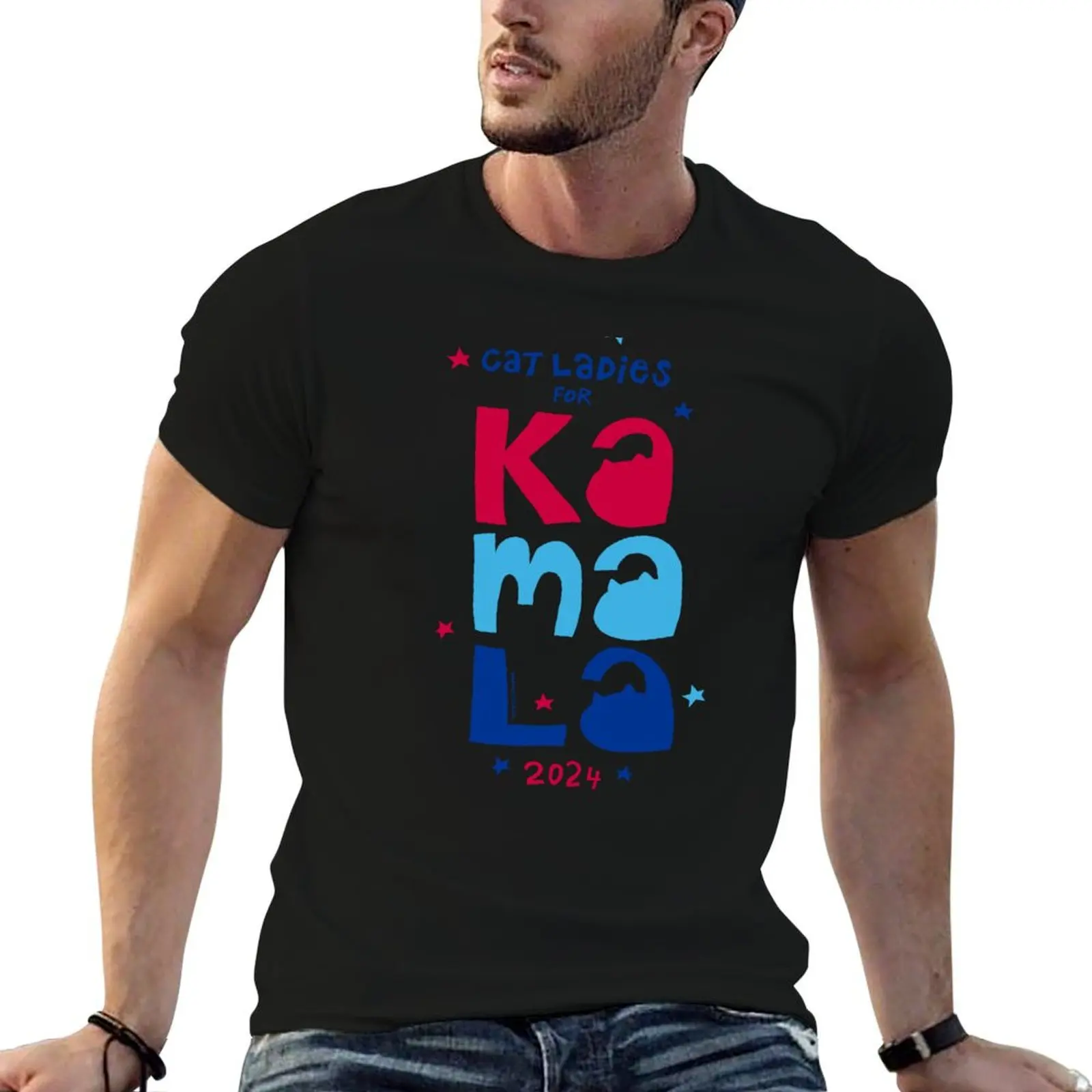 Cat Ladies for Kamala 2024 T-Shirt quick-drying baggy shirts shirts graphic designer t shirt men
Cat Ladies for Kamala 2024 T-Shirt quick-drying baggy shirts shirts graphic designer t shirt men