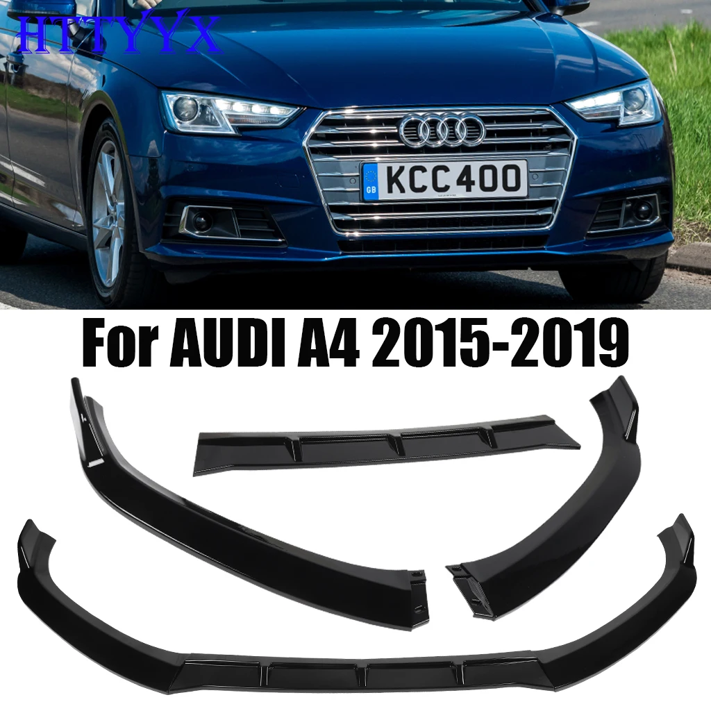 For Audi A4 B9 QUATTRO 2015-2019 (Not For S-LINE Models) Front Bumper Splitter Lip Diffuser Body Kit Spoiler Guard
For Audi A4 B9 QUATTRO 2015-2019 (Not For S-LINE Models) Front Bumper Splitter Lip Diffuser Body Kit Spoiler Guard