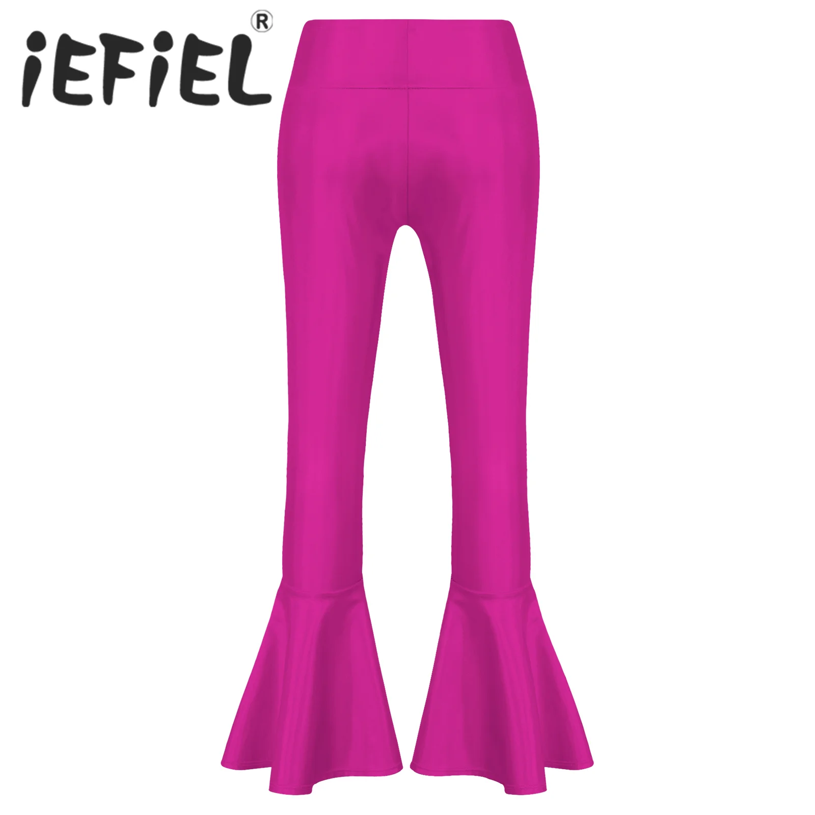 Kids Girls Ballet Dance Pants Stylish Clothing Elastic Waistband Bronzing Cloth High Waist Ruffle Hem Bell-bottom Long Pants
Kids Girls Ballet Dance Pants Stylish Clothing Elastic Waistband Bronzing Cloth High Waist Ruffle Hem Bell-bottom Long Pants