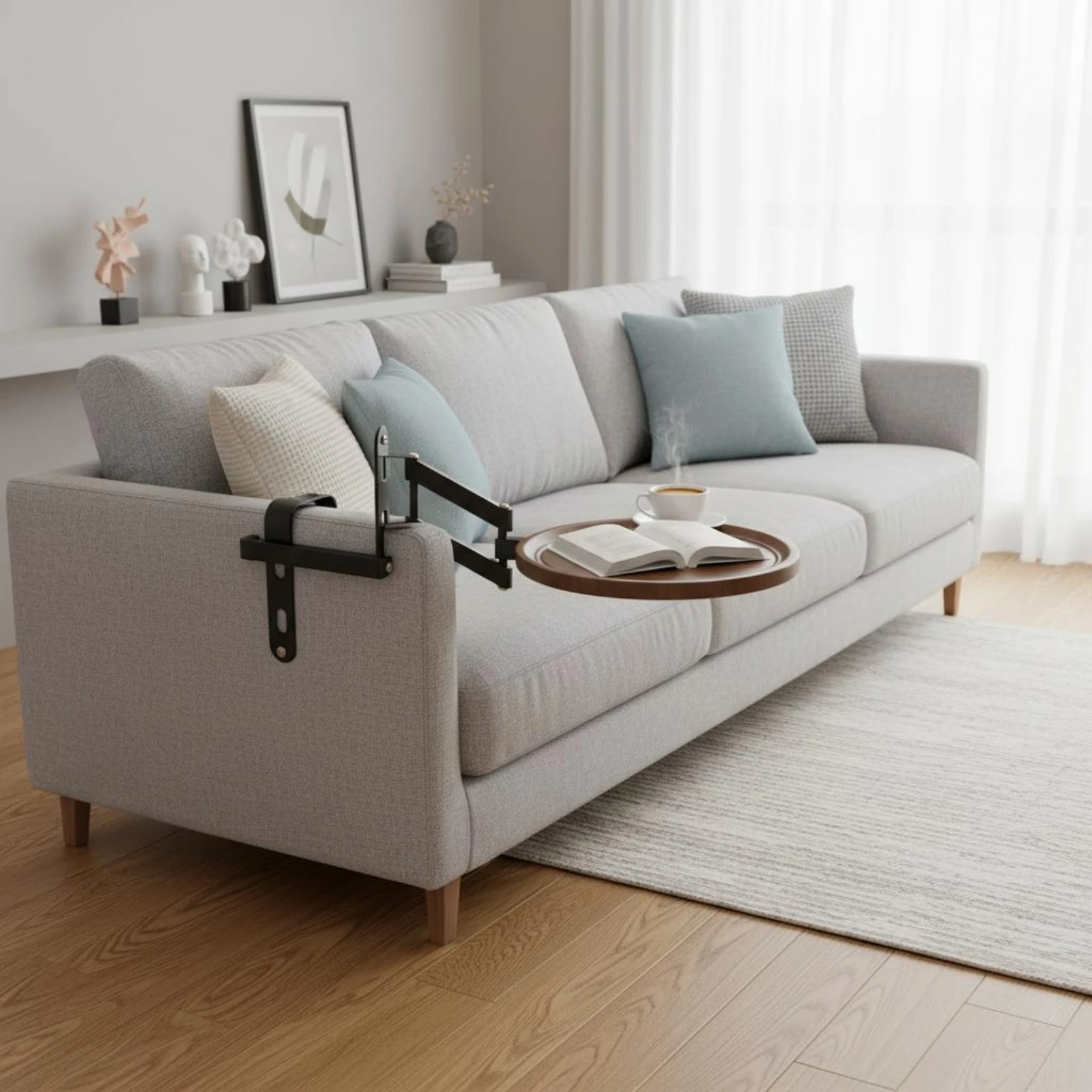Fold down Side Table Foldable Swivel Side Shelf Round Floating Desk Compact Household Furniture Sturdy for Bedroom, Sofa Area
Fold down Side Table Foldable Swivel Side Shelf Round Floating Desk Compact Household Furniture Sturdy for Bedroom, Sofa Area