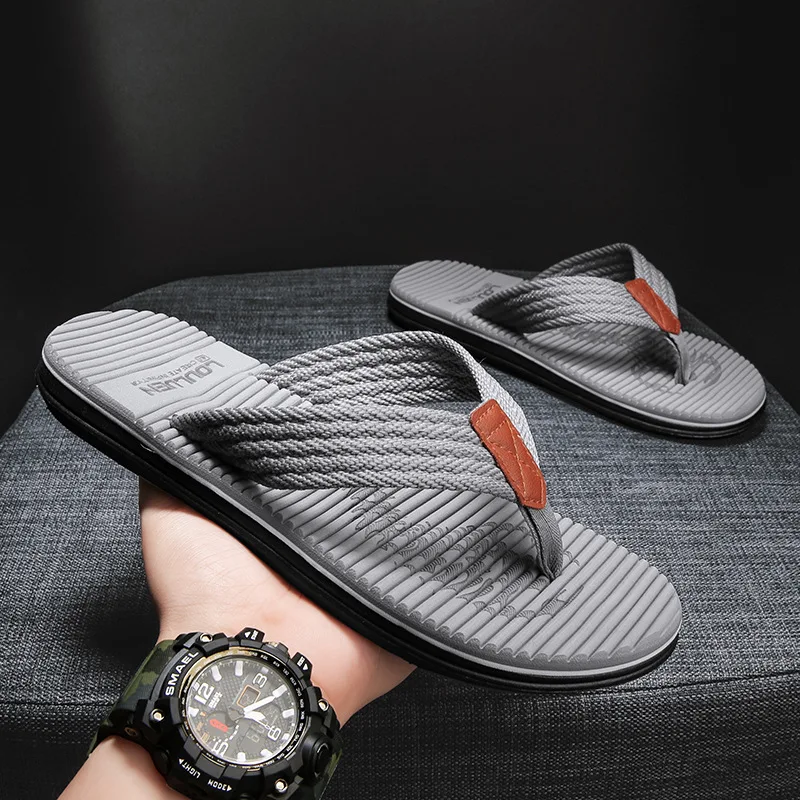 New Trendy Men's Flip-Flops with Rubber Sole - Summer Beach Sandals for Outdoor Wear Big Size
New Trendy Men's Flip-Flops with Rubber Sole - Summer Beach Sandals for Outdoor Wear Big Size
