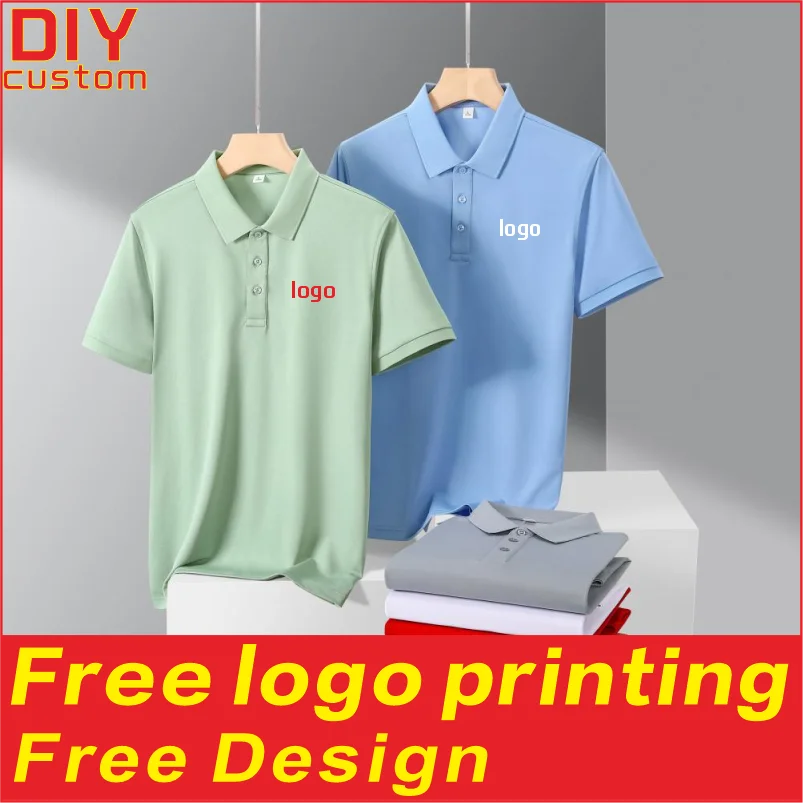Solid color cotton breathable men's and women's polo shirts, T-shirts, printed logos, embroidered summer workwear, short sleeves
Solid color cotton breathable men's and women's polo shirts, T-shirts, printed logos, embroidered summer workwear, short sleeves