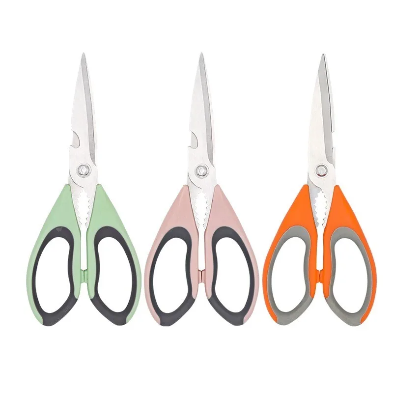 Stainless Steel Kitchen Scissors Household Complementary Food Baby Can Absorb Storage Refrigerator Cut Food Wholesale
Stainless Steel Kitchen Scissors Household Complementary Food Baby Can Absorb Storage Refrigerator Cut Food Wholesale