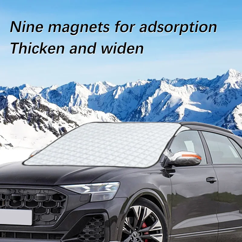 Magnetic Car Windshield Snow Cover Winter Ice-Frost Guard Sun Shade Protector For Audi Q8 2017-2024 Exterior Accessories
Magnetic Car Windshield Snow Cover Winter Ice-Frost Guard Sun Shade Protector For Audi Q8 2017-2024 Exterior Accessories