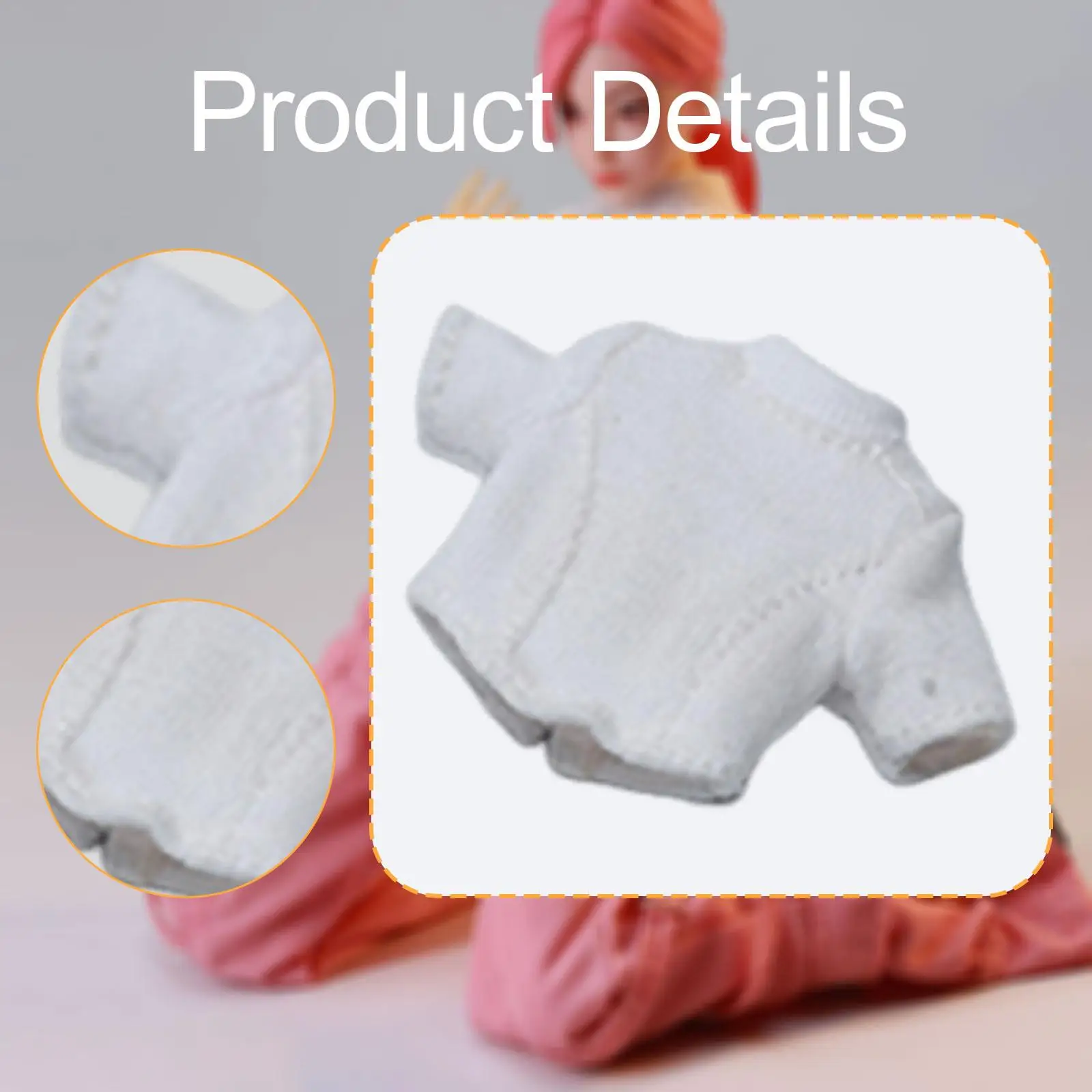 Dress Up Miniature Figure Clothing Premium Fabric Durable Accessories for 1/12 Female Action Figure Dolls
Dress Up Miniature Figure Clothing Premium Fabric Durable Accessories for 1/12 Female Action Figure Dolls