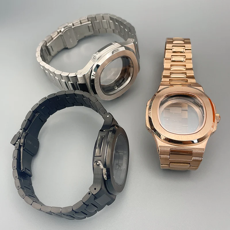 40mm Nautilus Watch Case Steel Bracelet 30.5mm Dial Sapphire Glass Waterproof For Mod Nautilus Nh35 Nh36 7S26 4R Movement
40mm Nautilus Watch Case Steel Bracelet 30.5mm Dial Sapphire Glass Waterproof For Mod Nautilus Nh35 Nh36 7S26 4R Movement