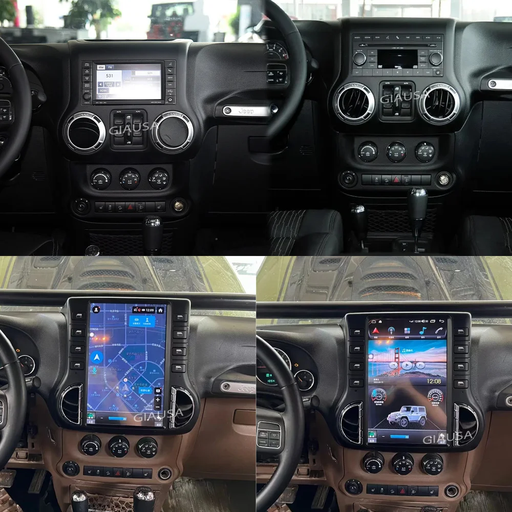Android 13 Car Radio Stereo For Jeep Wrangler 3 JK 2011-2017 Car Multimedia Player GPS Navigation Carplay Head Unit
Android 13 Car Radio Stereo For Jeep Wrangler 3 JK 2011-2017 Car Multimedia Player GPS Navigation Carplay Head Unit
