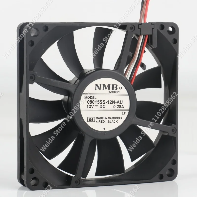 cooling fan New original NMB DC 12V 0.30A 8015 80X80X15MM 8CM slim chassis Power supply Two-wire 3106KL-04W-B50
cooling fan New original NMB DC 12V 0.30A 8015 80X80X15MM 8CM slim chassis Power supply Two-wire 3106KL-04W-B50