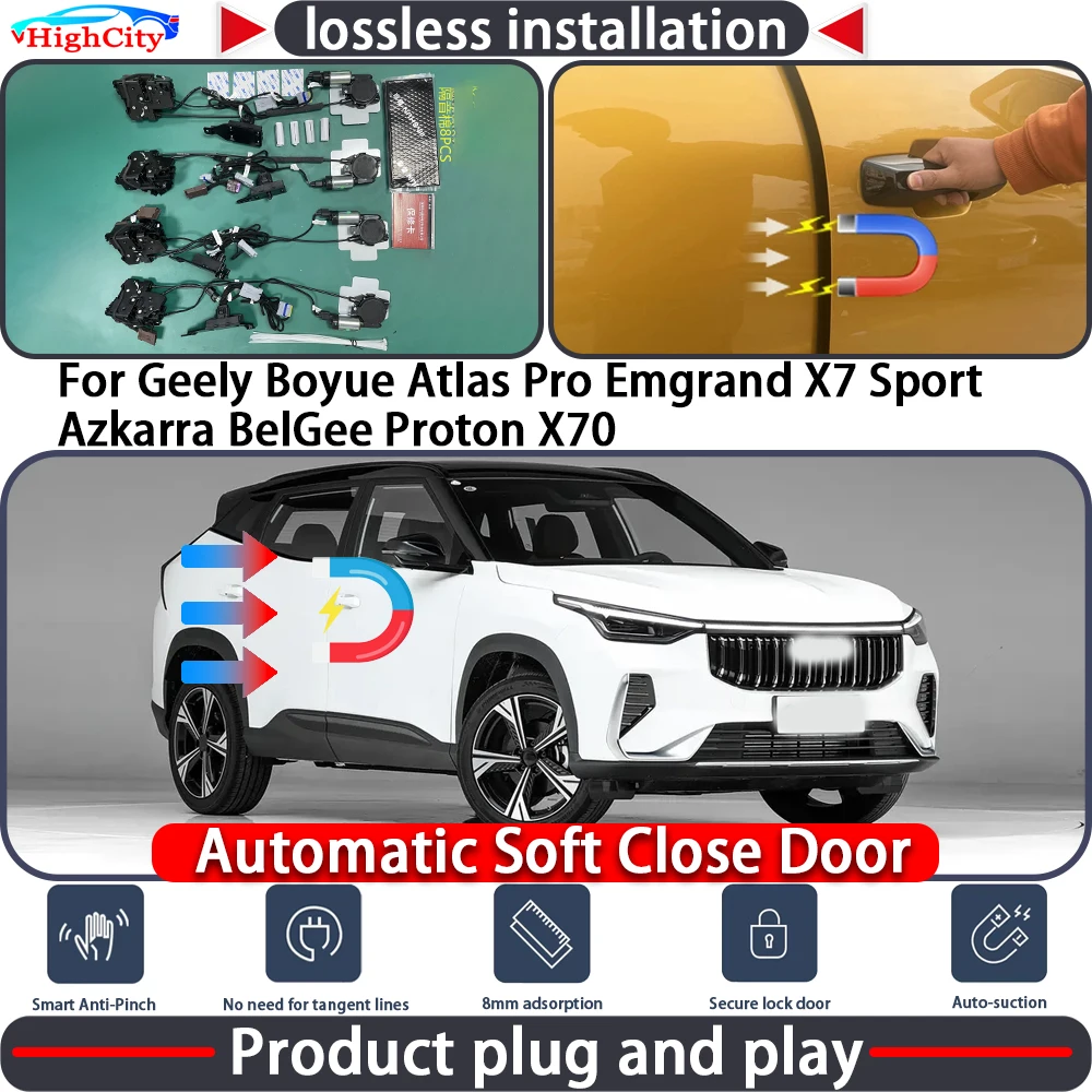 Closing Door Lock Actuator for Geely Boyue Atlas Pro Emgrand X7 Sport Azkarra BelGee Proton X70 Soft Power Latch System Auto
Closing Door Lock Actuator for Geely Boyue Atlas Pro Emgrand X7 Sport Azkarra BelGee Proton X70 Soft Power Latch System Auto