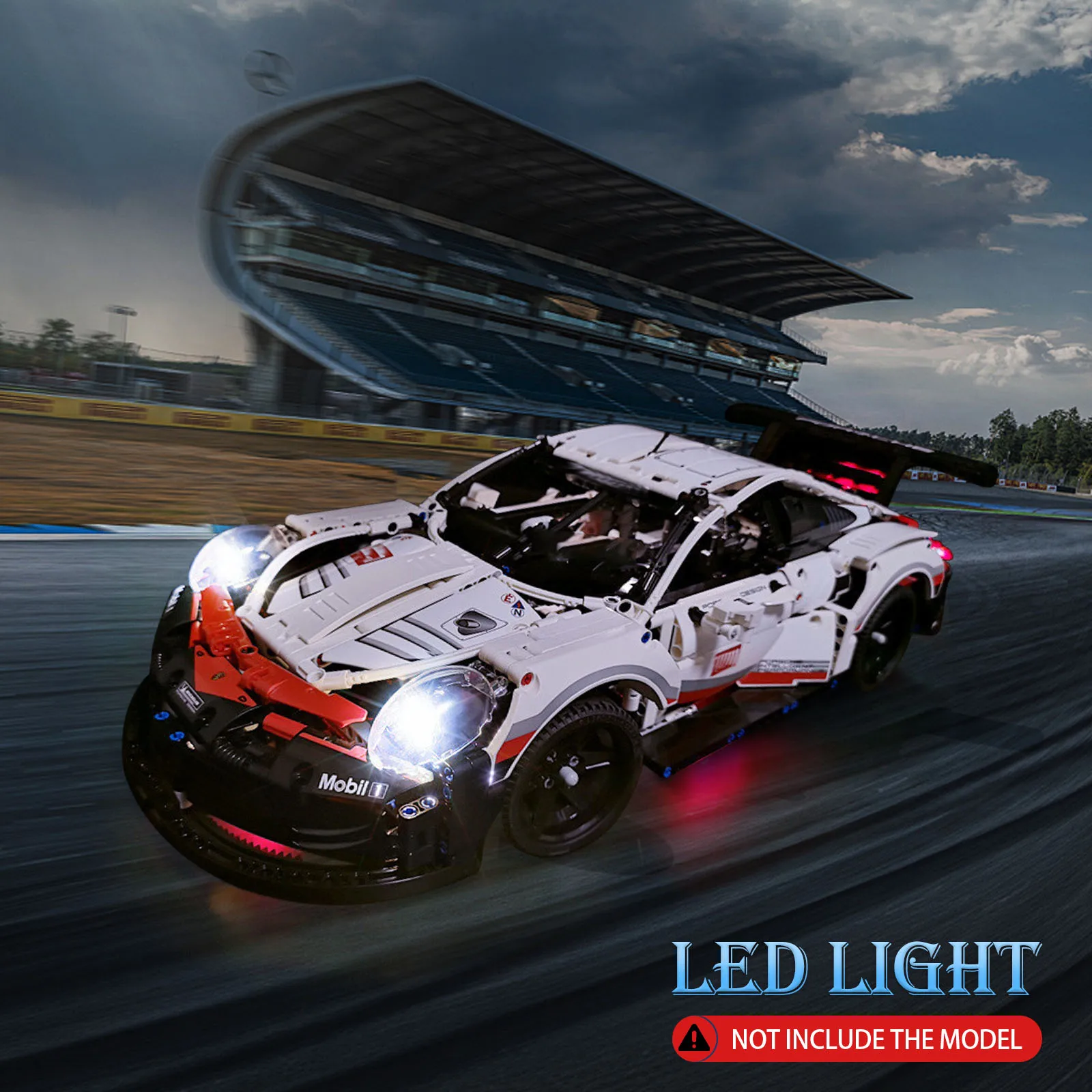 LYBMTWF LED Lighting Kit Compatible with Lego 42096 White Super Racing Car Toys Set(NOT Include The Model Bricks)
LYBMTWF LED Lighting Kit Compatible with Lego 42096 White Super Racing Car Toys Set(NOT Include The Model Bricks)