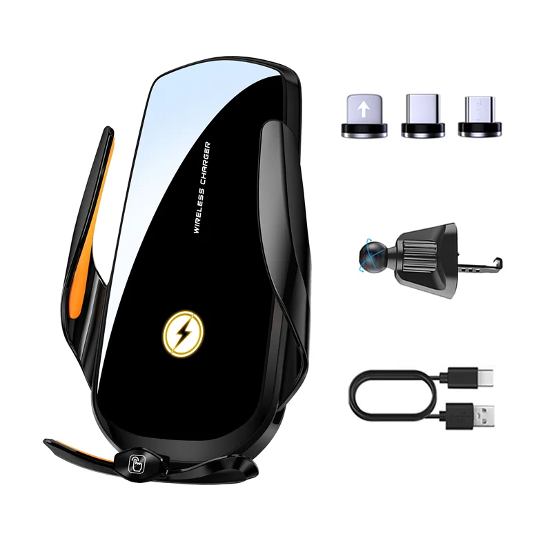 Smart Sensor Car Installation ABS Phone Holder Wireless Charging Mobile Phone Holder with Magnetic Charging Head
Smart Sensor Car Installation ABS Phone Holder Wireless Charging Mobile Phone Holder with Magnetic Charging Head
