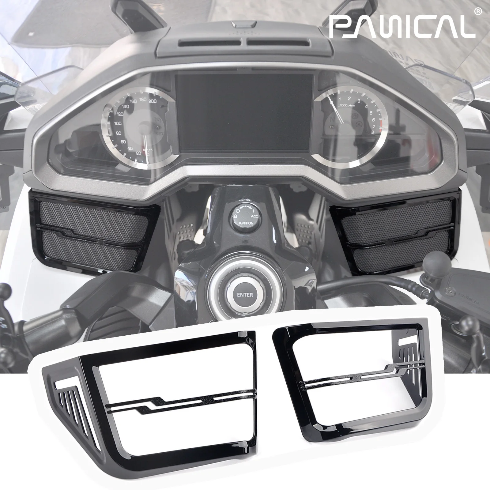 PANICAL goldwing speaker grille cover for Honda Goldwing GL1800 F6B 18-25Motorcycle speaker grille decorative cover accessories
PANICAL goldwing speaker grille cover for Honda Goldwing GL1800 F6B 18-25Motorcycle speaker grille decorative cover accessories