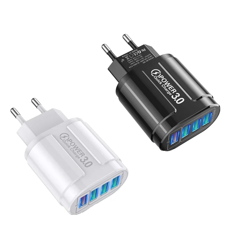 EU/US/UK Plug Travel Charger for IPhone 14 13 for Samsung for Xiaomi Phone 4 Port USB Charger Fast Charging QC 3.0 Wall Charging
EU/US/UK Plug Travel Charger for IPhone 14 13 for Samsung for Xiaomi Phone 4 Port USB Charger Fast Charging QC 3.0 Wall Charging
