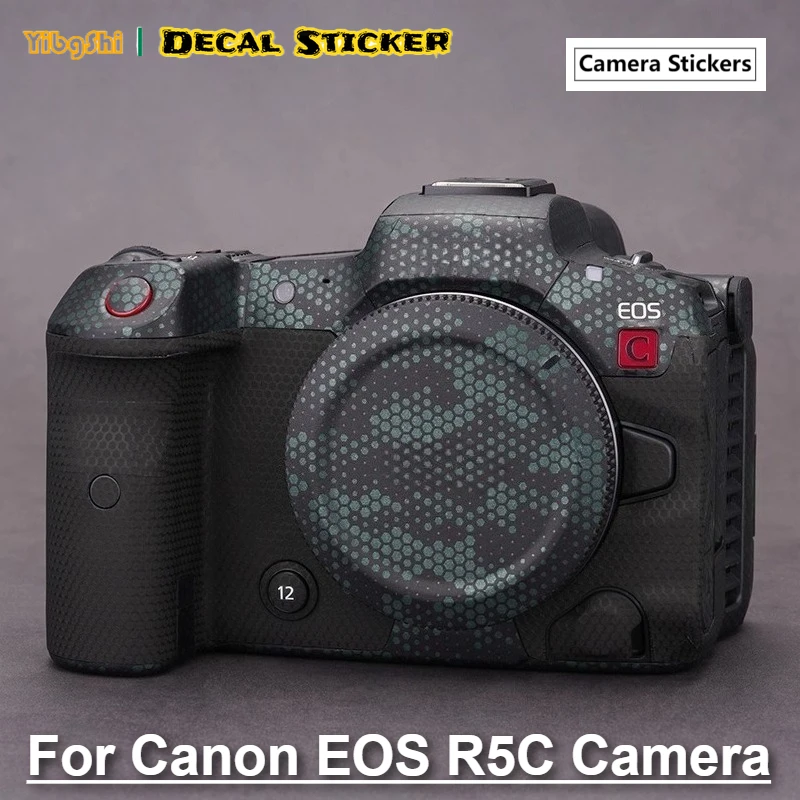 For Canon EOS R5C Camera Sticker Full Coverage Camera Body Protective Sticker Removable No Residue Vinyl Decal
