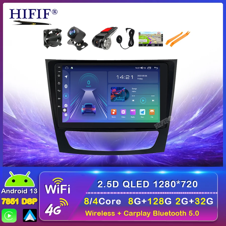 9" 4G+64G Android 13 CAR GPS 1080P Multimedia For Mercedes W211 W219 W463 CLS350 CLS500 CLS55 E200 E220 E240 E270 E280 TPMS DVR
9" 4G+64G Android 13 CAR GPS 1080P Multimedia For Mercedes W211 W219 W463 CLS350 CLS500 CLS55 E200 E220 E240 E270 E280 TPMS DVR