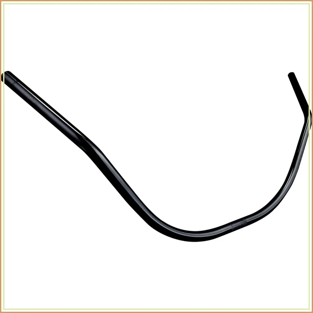 33" Wide Cruiser Handlebar, 6" Rise, 7/8" Diameter, Black Steel
33" Wide Cruiser Handlebar, 6" Rise, 7/8" Diameter, Black Steel