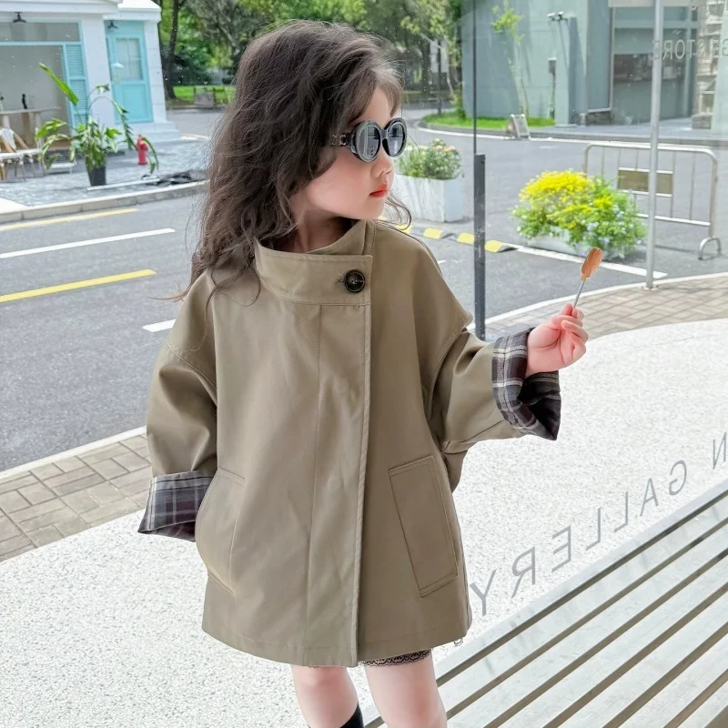 Girl's Jacket Spring/Autumn Style 2026 New Korean Version Children's Trench Coat Baby Girl's Autumn Stylish Retro Coat Kids'
Girl's Jacket Spring/Autumn Style 2026 New Korean Version Children's Trench Coat Baby Girl's Autumn Stylish Retro Coat Kids'