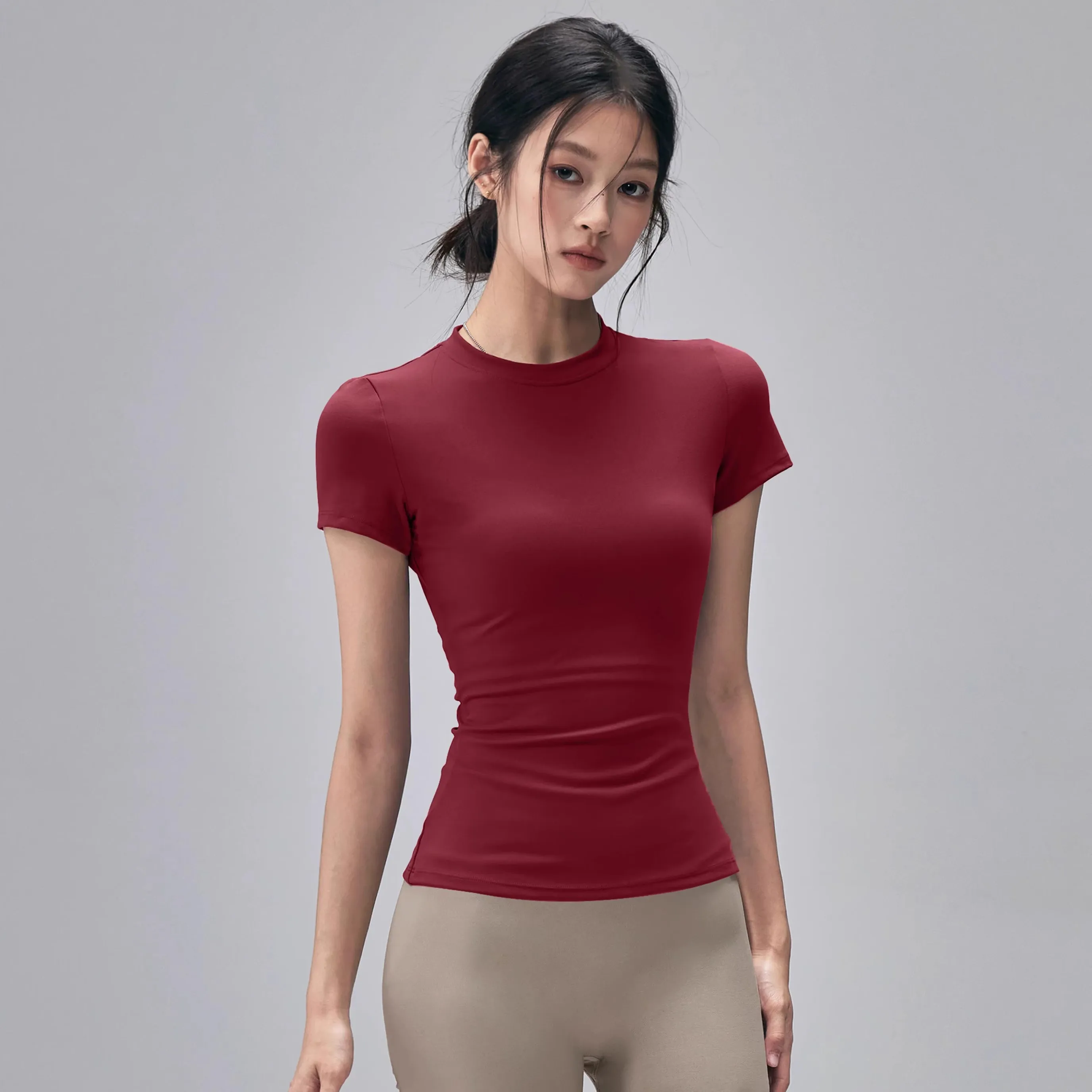 Women's Outdoor Sports Shirt Yoga Wear Fitness T-Shirt Quick Dry Running T-Shirt Workout Top Female Sportswear Exercise Clothing
Women's Outdoor Sports Shirt Yoga Wear Fitness T-Shirt Quick Dry Running T-Shirt Workout Top Female Sportswear Exercise Clothing