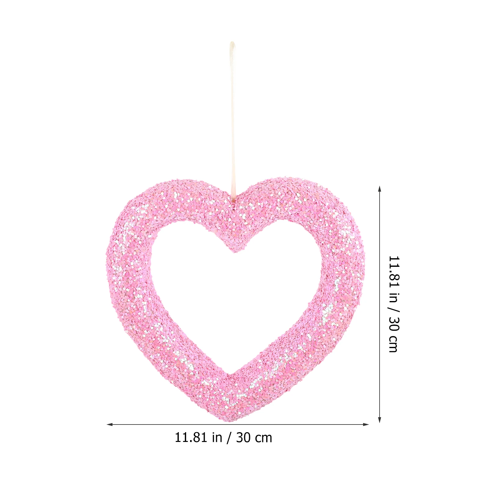 Hollow Heart Pendant Valentine'S Day Decorative Wall Hanging Romantic Home Decorations Front Porch Outdoor Heart-Shaped Garland 
Hollow Heart Pendant Valentine'S Day Decorative Wall Hanging Romantic Home Decorations Front Porch Outdoor Heart-Shaped Garland