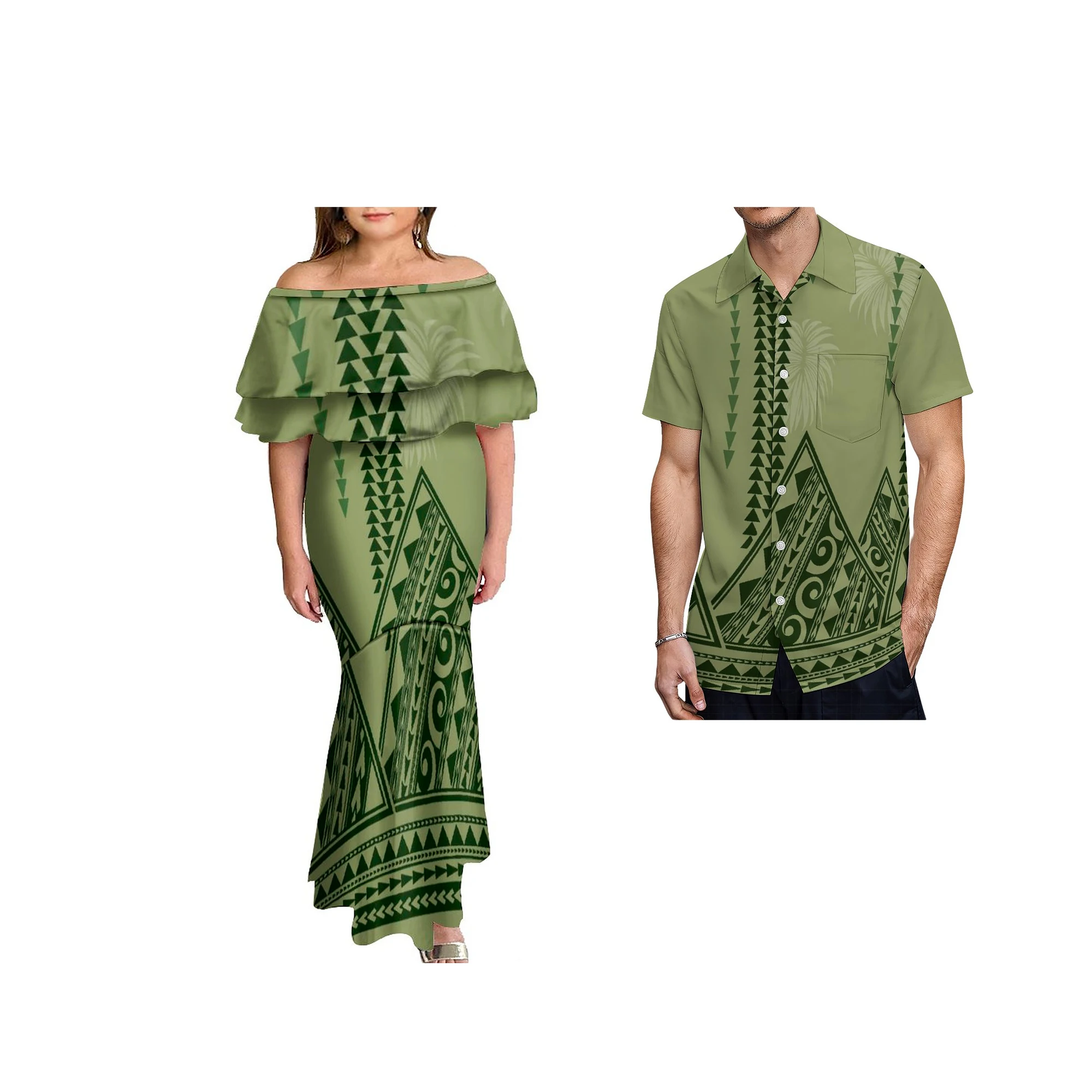 Polynesian Tribal Layered Ruffle Womens Dresses Custom Two Piece Set Ptaha New Fishtail Casual Dresses
Polynesian Tribal Layered Ruffle Womens Dresses Custom Two Piece Set Ptaha New Fishtail Casual Dresses