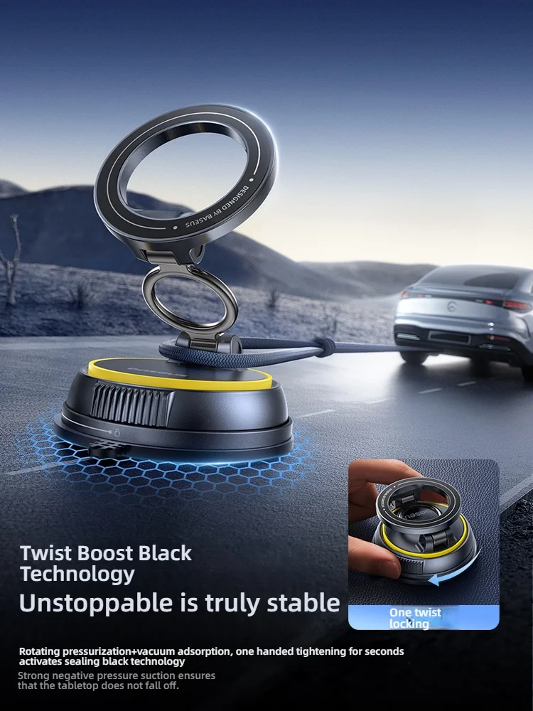 X72 MagSafe Car Vacuum Suction Magnetic Phone Holder, Multi-functional and Ultra-Stable, Suitable for Desktop and Car Use
X72 MagSafe Car Vacuum Suction Magnetic Phone Holder, Multi-functional and Ultra-Stable, Suitable for Desktop and Car Use