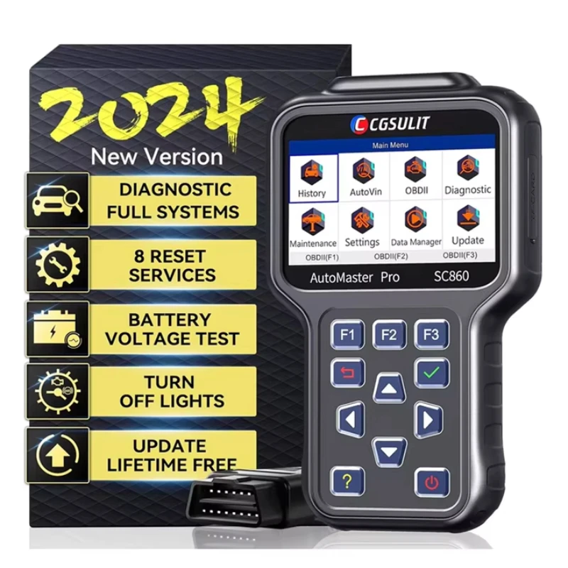 SC860 Все системы OBD2 Сканер ABS Bleeding EPB Масло SAS TPS Сброс регистрации батареи Инжектор Кодирование Инструменты для диагностики автомобиля
SC860 Все системы OBD2 Сканер ABS Bleeding EPB Масло SAS TPS Сброс регистрации батареи Инжектор Кодирование Инструменты для диагностики автомобиля