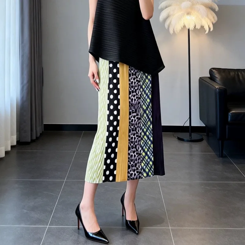 Miyake Pleated Skirt Polka Dots Leopard Print Mid-Length Jupe 2026 Summer New Miyake Casual Versatile Elastic Slim Draped Skirt
Miyake Pleated Skirt Polka Dots Leopard Print Mid-Length Jupe 2026 Summer New Miyake Casual Versatile Elastic Slim Draped Skirt