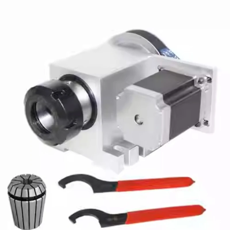 A axis, rotating axis numerical control indexing head - ER40 chuck (hollow shaft)
A axis, rotating axis numerical control indexing head - ER40 chuck (hollow shaft)