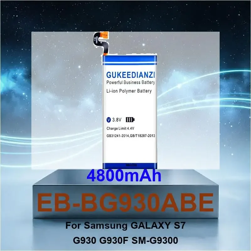 4800mAh EB-BG930ABE Mobile Phone Battery For Samsung GALAXY S7 G930 G930F SM-G9300 High Capacity
4800mAh EB-BG930ABE Mobile Phone Battery For Samsung GALAXY S7 G930 G930F SM-G9300 High Capacity
