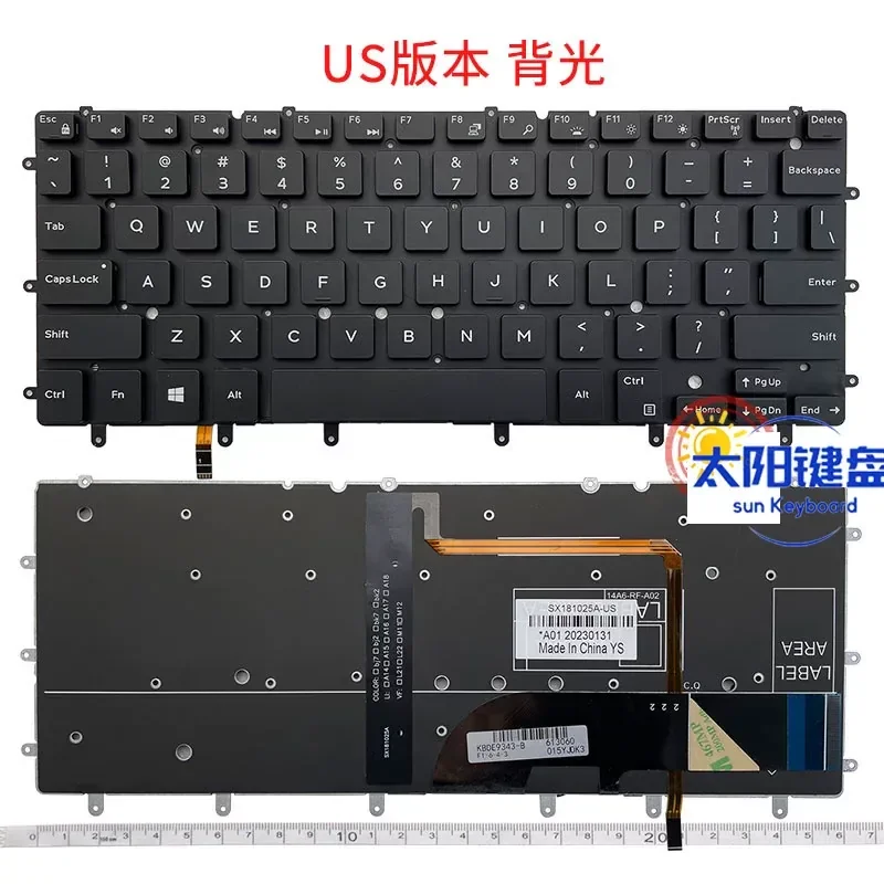 New Keyboard for Dell XPS 13 9343 9350 9360 15BR N7547 N7548 P54G
New Keyboard for Dell XPS 13 9343 9350 9360 15BR N7547 N7548 P54G