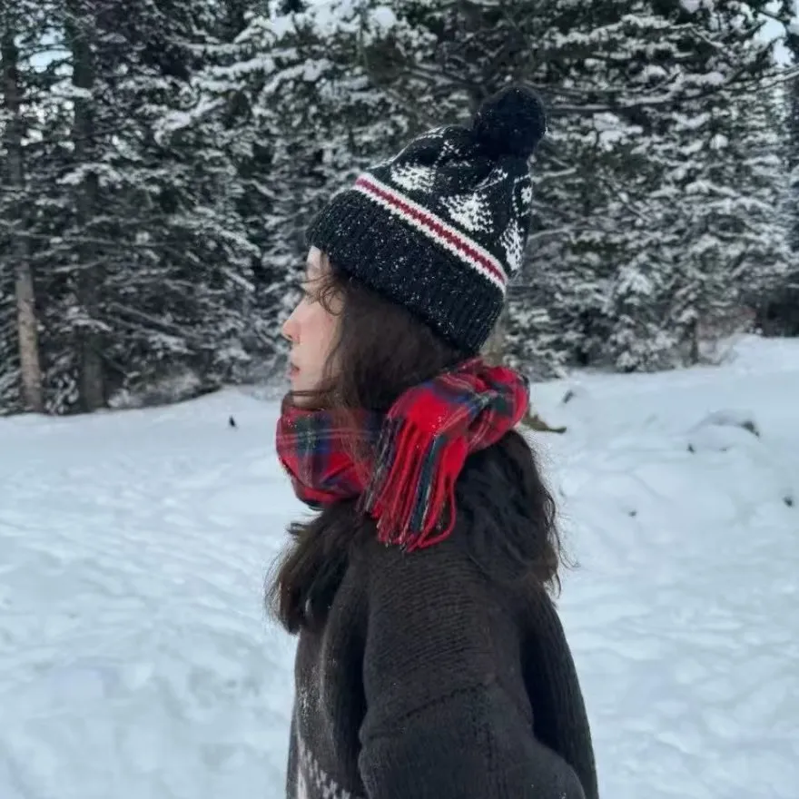 Striped Knitted Beanies Hats For Women&Men Winter Plush Warm Skullies Hat Unisex Outdoor Coldproof Ski Ear Protection Caps Gorro
Striped Knitted Beanies Hats For Women&Men Winter Plush Warm Skullies Hat Unisex Outdoor Coldproof Ski Ear Protection Caps Gorro