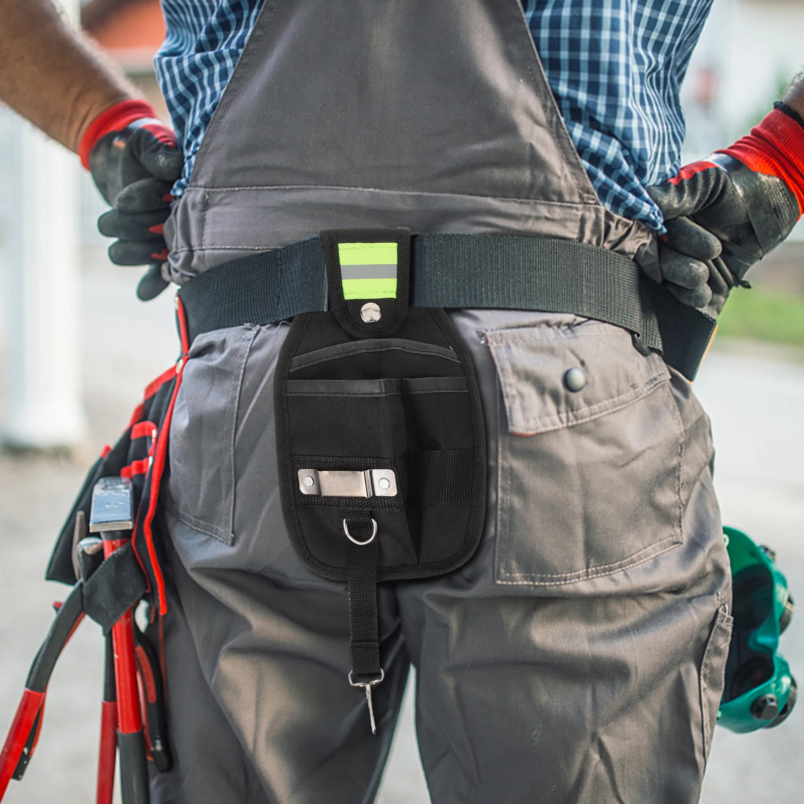 Tool Bag Waist Pack Portable Oxford Electrician Organizer With Reflective Strip Small Tool Storage Pouch For Outdoor Travel
Tool Bag Waist Pack Portable Oxford Electrician Organizer With Reflective Strip Small Tool Storage Pouch For Outdoor Travel
