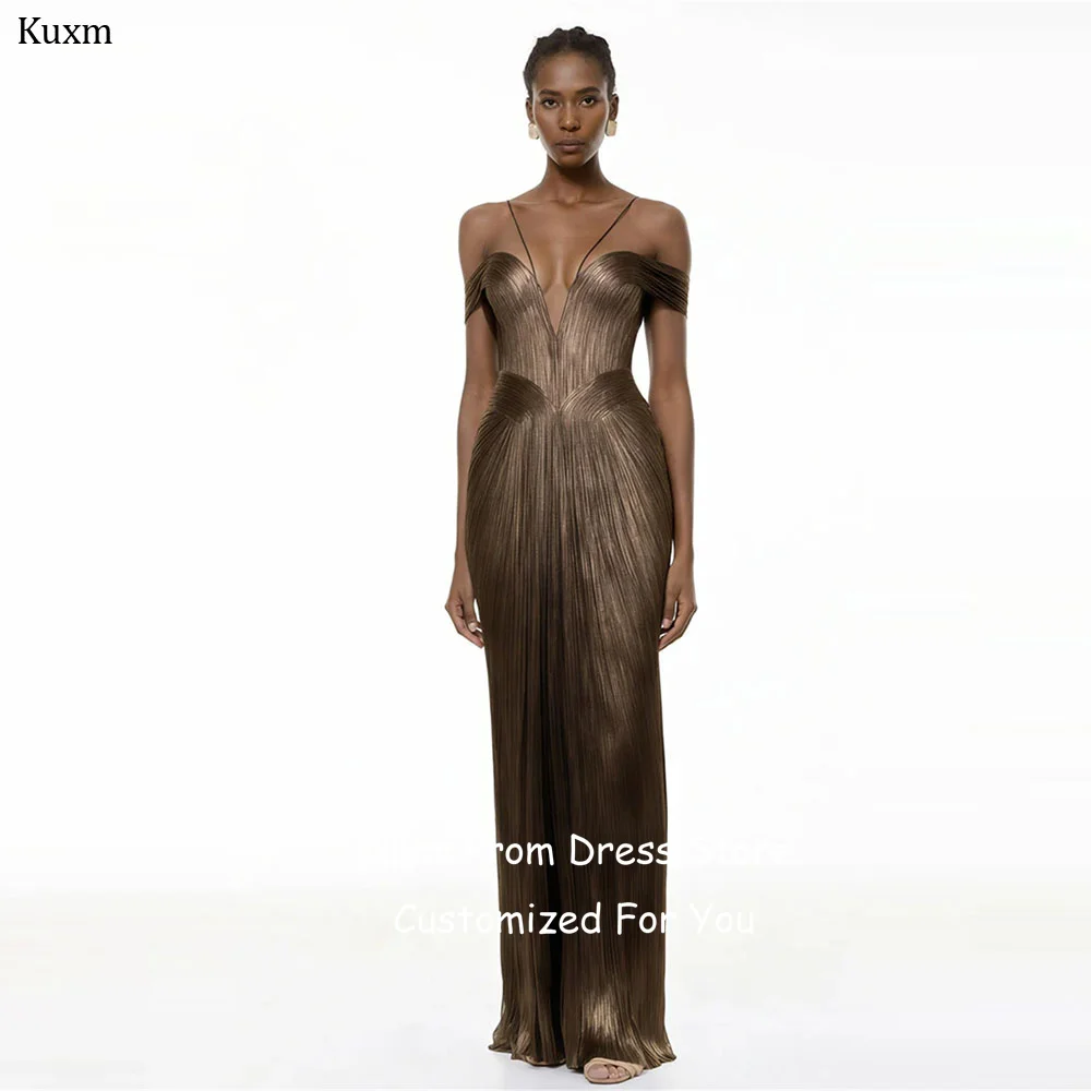 Kuxm Mermaid Elegant Evening Dresses Fashion Sweetheart Backless Prom Gown Off The Shoulder Floor Length Party Attire Customized
Kuxm Mermaid Elegant Evening Dresses Fashion Sweetheart Backless Prom Gown Off The Shoulder Floor Length Party Attire Customized