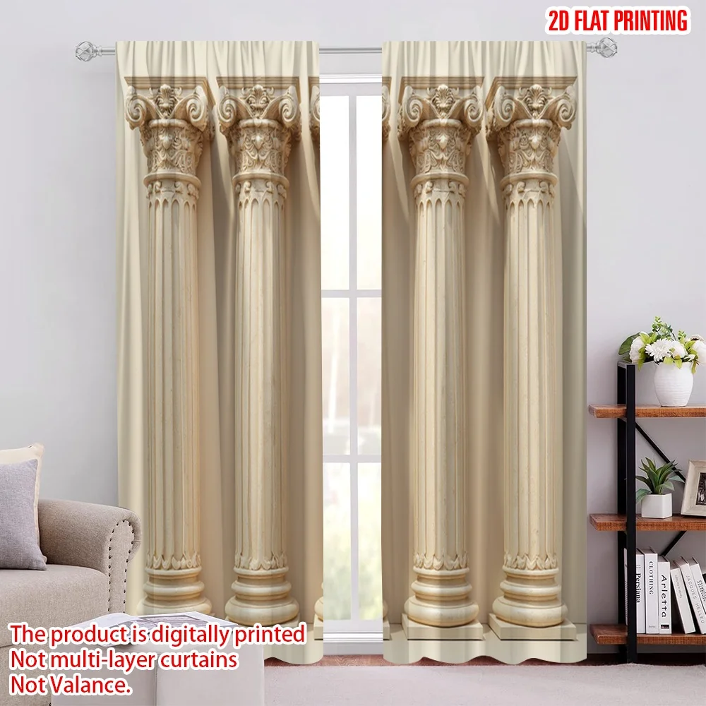 2pcs 2D flat printing Curtain Artistic Column Print Protecting Privacy Spring Party & Holiday Decor Suitable for Classroom
2pcs 2D flat printing Curtain Artistic Column Print Protecting Privacy Spring Party & Holiday Decor Suitable for Classroom