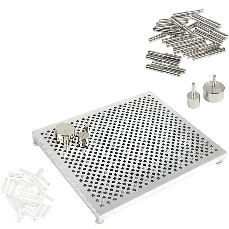 【WHILE SUPPLIES LAST】Wire Bending Jig,Includes 30 Metal Pegs For Jewelry Making Tools And Wire Wrapping Supplies
【WHILE SUPPLIES LAST】Wire Bending Jig,Includes 30 Metal Pegs For Jewelry Making Tools And Wire Wrapping Supplies