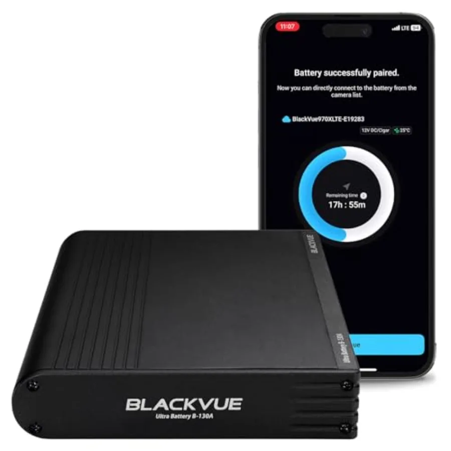 B-130A Ultra Battery - Fast Charging Dash Cam Battery Pack 12V/24V USB Power Smart App Cloud Monitoring Exclusively Dashcam
B-130A Ultra Battery - Fast Charging Dash Cam Battery Pack 12V/24V USB Power Smart App Cloud Monitoring Exclusively Dashcam