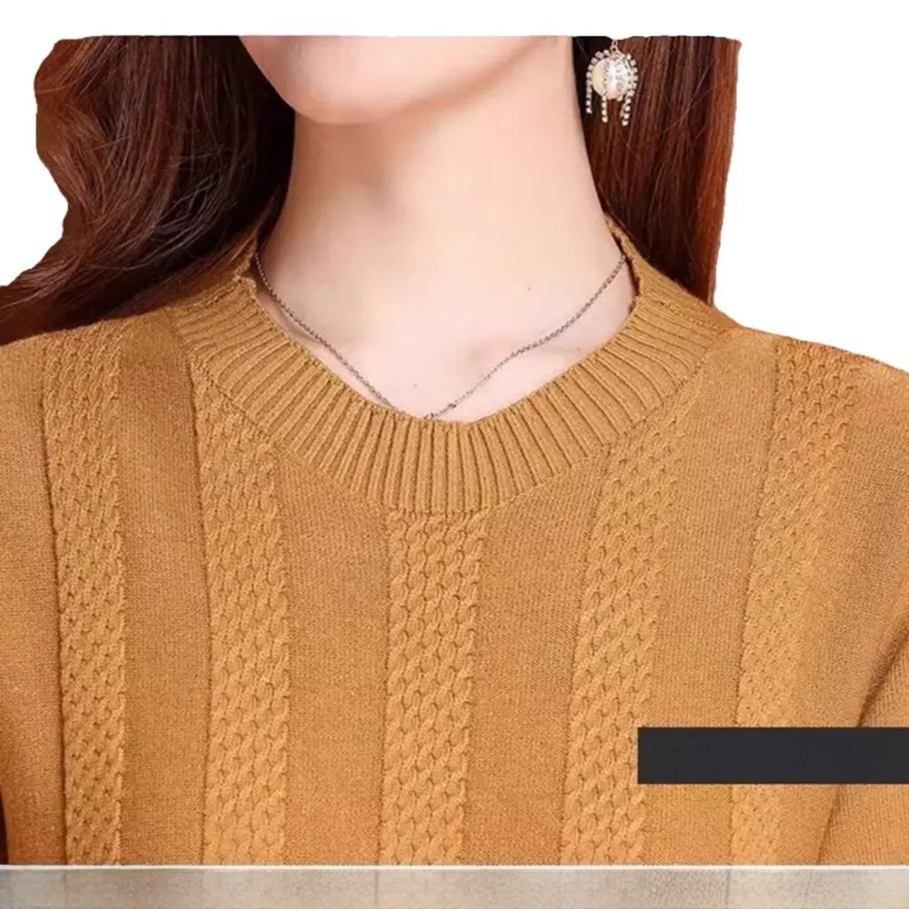 Women's Spring Autumn Loose Knitted Sweater Dress Western-style Tight Waist Slim Mid-length Over-the-knee Base Skirt
Women's Spring Autumn Loose Knitted Sweater Dress Western-style Tight Waist Slim Mid-length Over-the-knee Base Skirt