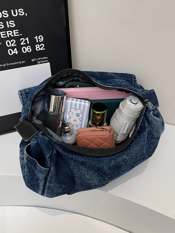 Spor Denim Crossbody Bag ex Single oulder Bicycle Riding Bag Casual Leisure Small Bapa for Young Adults
Spor Denim Crossbody Bag ex Single oulder Bicycle Riding Bag Casual Leisure Small Bapa for Young Adults