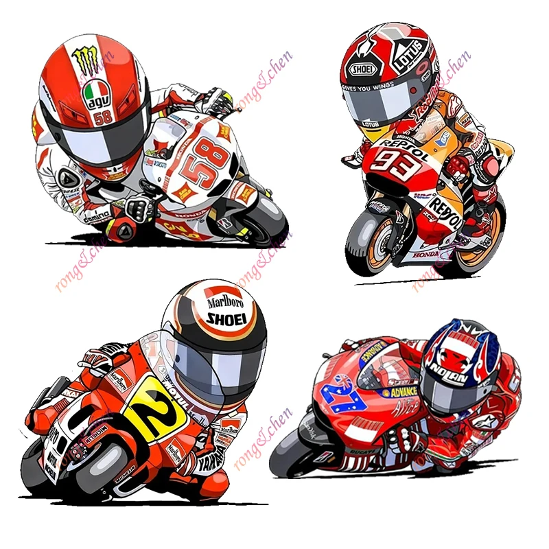 Cartoon Car Sticker Motorcycle and Rider for Car Motorcycle Racing Helmet Laptop Trunk Body Car Window Surfboard PVC Vinyl Decal 
Cartoon Car Sticker Motorcycle and Rider for Car Motorcycle Racing Helmet Laptop Trunk Body Car Window Surfboard PVC Vinyl Decal