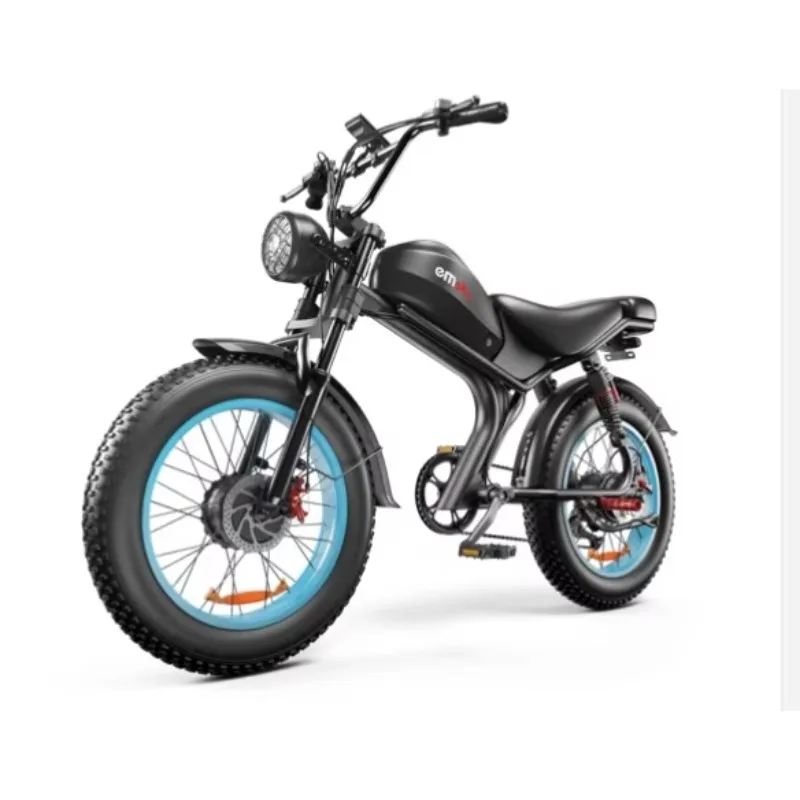 STLF Dual Motors Fat Tire Внедорожный электрический велосипед 48 В C93 1000*2 23ah Аккумулятор 7-скоростной индивидуальный логотип OEM 1000*2 EBike для ЕС США 
STLF Dual Motors Fat Tire Внедорожный электрический велосипед 48 В C93 1000*2 23ah Аккумулятор 7-скоростной индивидуальный логотип OEM 1000*2 EBike для ЕС США