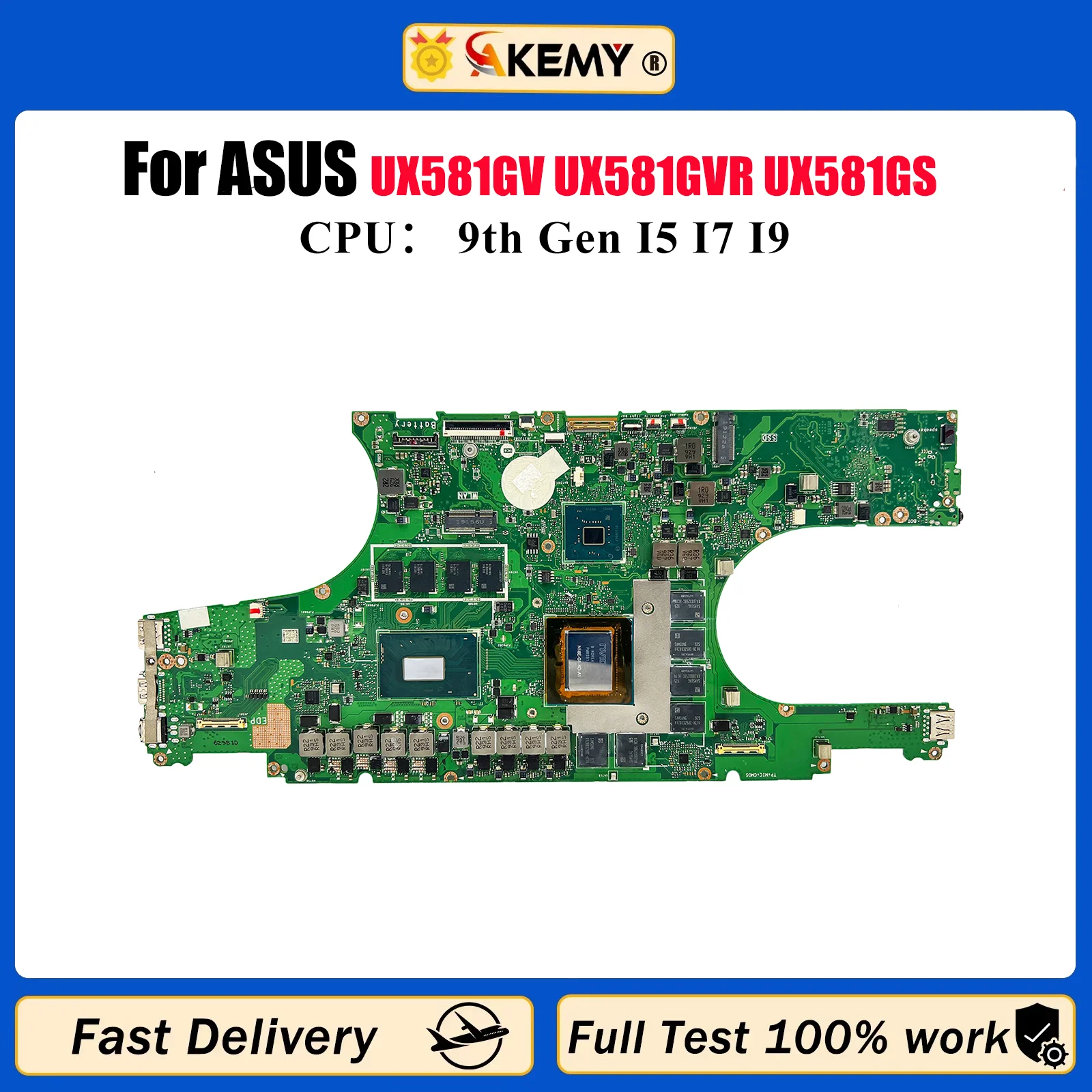 UX581GV Материнская плата для ноутбука ASUS ZenBook UX581 UM581L VM581L UX581GV UX581GVR UX581GS Материнская плата для ноутбука с процессором I5 I7 I9
UX581GV Материнская плата для ноутбука ASUS ZenBook UX581 UM581L VM581L UX581GV UX581GVR UX581GS Материнская плата для ноутбука с процессором I5 I7 I9