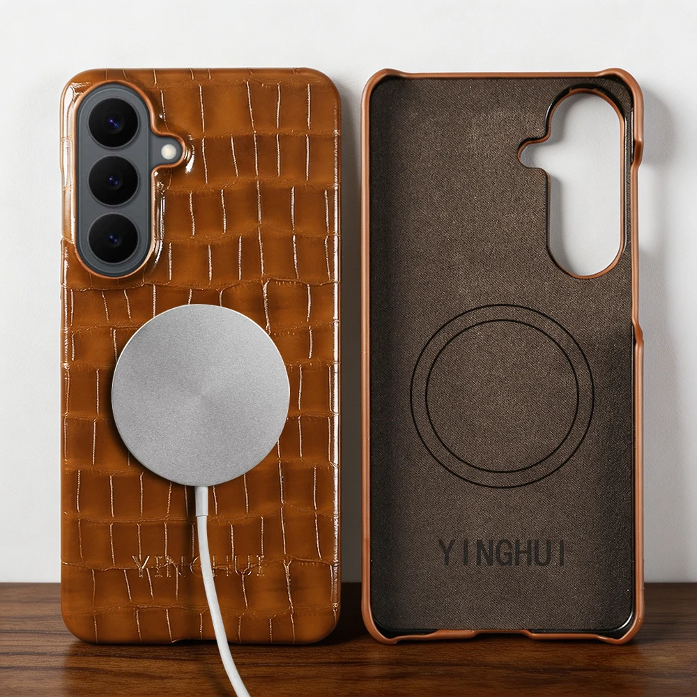 For Magsafe Phone Case For Samsung Galaxy S26 Plus S24 FE S25 Edge S23 S22 S21 S20 Note 20 Ultra Leather Cases Magnet Back Cover
For Magsafe Phone Case For Samsung Galaxy S26 Plus S24 FE S25 Edge S23 S22 S21 S20 Note 20 Ultra Leather Cases Magnet Back Cover