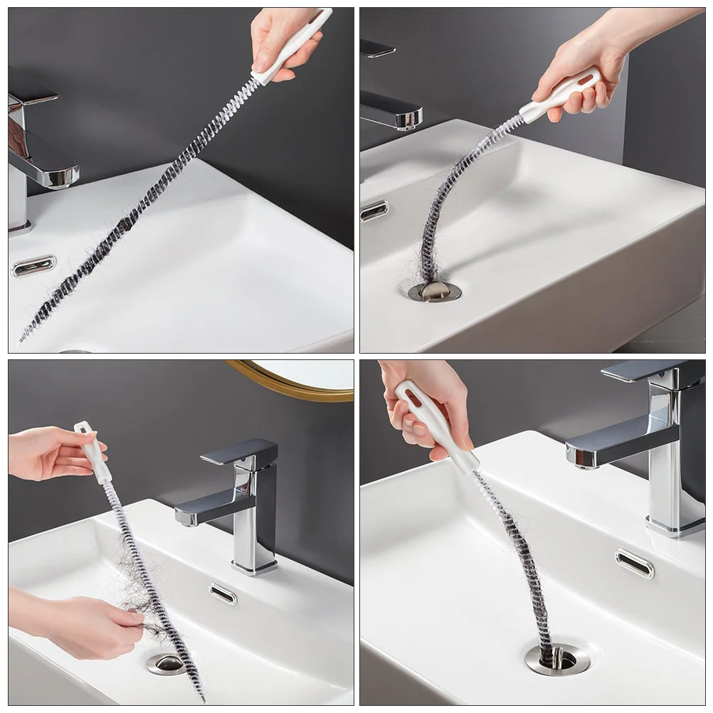 4Pcs Water Sink Unblock Brush Flexible Bendable Drain Cleaning Tool for Clogged Drains Bathtubs Showers Toilets Home Use
4Pcs Water Sink Unblock Brush Flexible Bendable Drain Cleaning Tool for Clogged Drains Bathtubs Showers Toilets Home Use