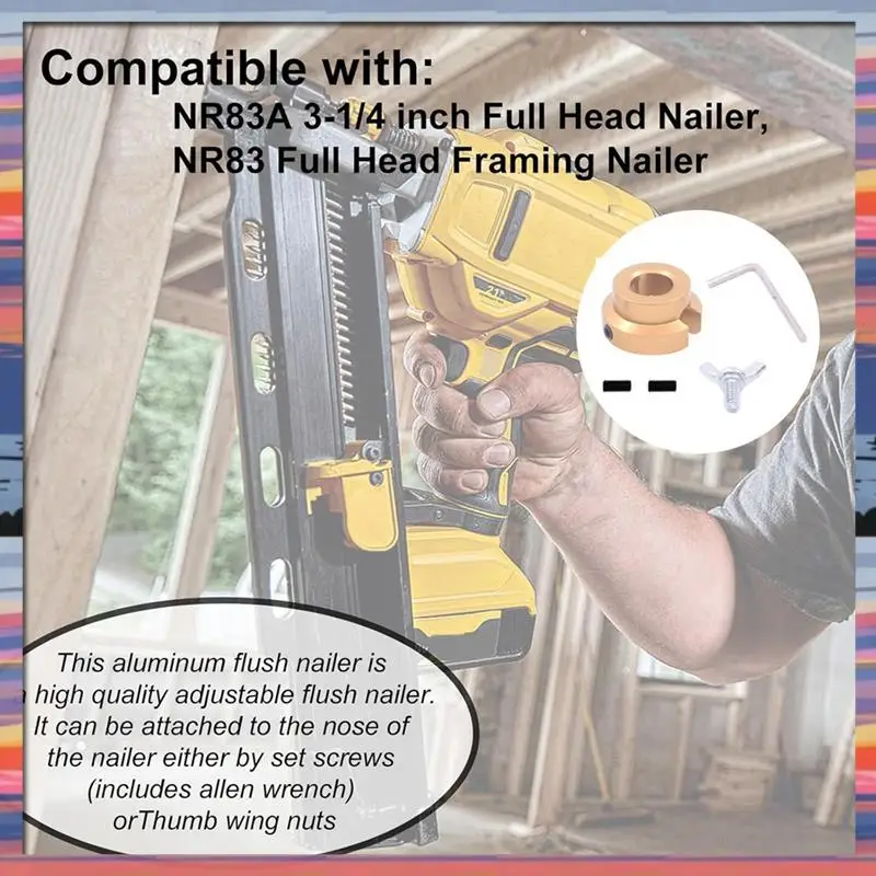AFBC 4Set FN83A Aftermarket Donut Flush Nailer For NR83A NR83A2(S) NR83A2 FR350A FN83A For FR350A Framing Nailer Parts
AFBC 4Set FN83A Aftermarket Donut Flush Nailer For NR83A NR83A2(S) NR83A2 FR350A FN83A For FR350A Framing Nailer Parts