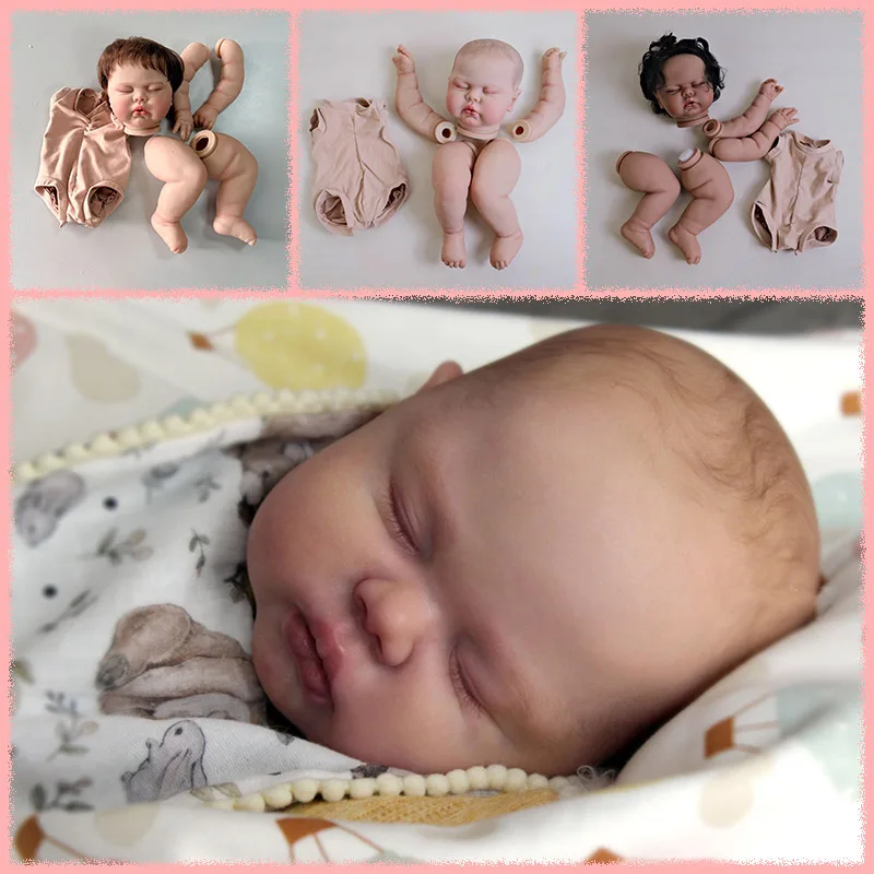 Pickle 19inch Lifelike Reborn Sleeping Doll Kits Multiple Layers Painting 3D skin Doll Parts Visible Veins
Pickle 19inch Lifelike Reborn Sleeping Doll Kits Multiple Layers Painting 3D skin Doll Parts Visible Veins
