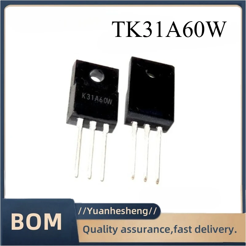 10PCS/LOt Original TK31A60W K31A60W TO-220F TO-220 600V 30.8A.
10PCS/LOt Original TK31A60W K31A60W TO-220F TO-220 600V 30.8A.