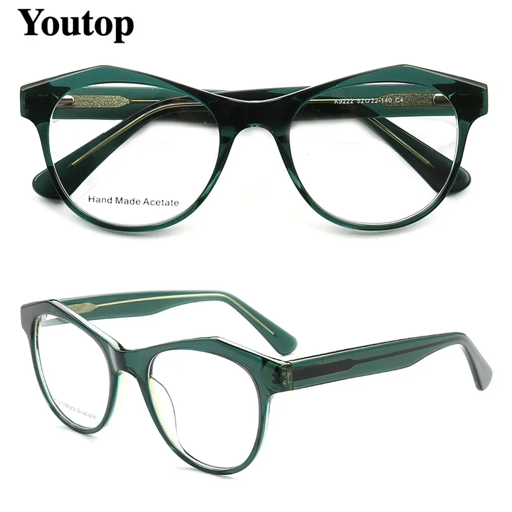 Women Round Optical eyeglass Frames men Fashion Special acetate Eyeglasses Frames vintage retro glasses frames light brown green
Women Round Optical eyeglass Frames men Fashion Special acetate Eyeglasses Frames vintage retro glasses frames light brown green