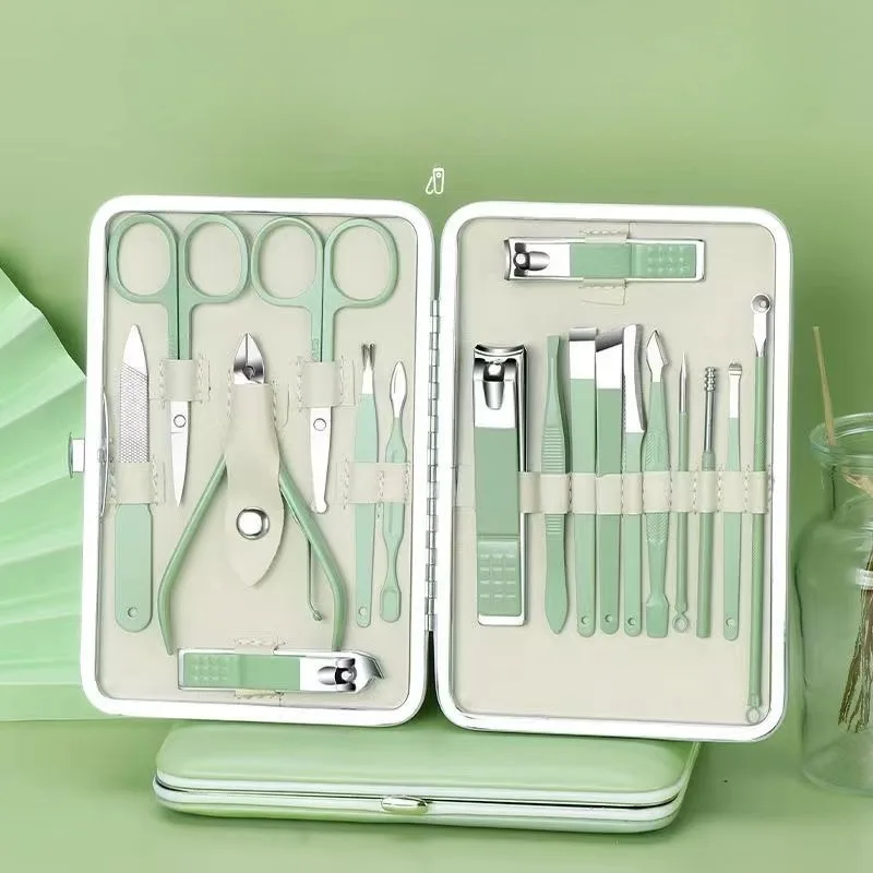 10Pcs Nail Set Stainless Steel Manicure Pedicure Tools with Portable Case
10Pcs Nail Set Stainless Steel Manicure Pedicure Tools with Portable Case