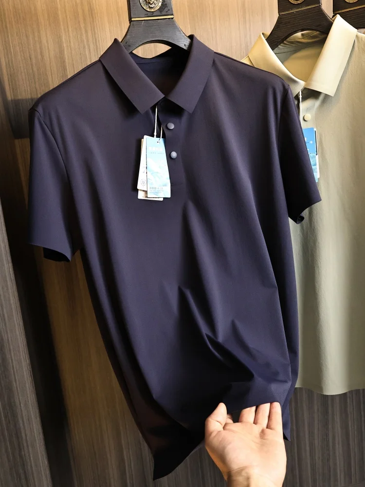 Cooling Technology℃ Seamless Sealed Golf Series Outdoor Shirt Men's Short Sleeve Turn-down Collar Fashionable Urban Style
Cooling Technology℃ Seamless Sealed Golf Series Outdoor Shirt Men's Short Sleeve Turn-down Collar Fashionable Urban Style